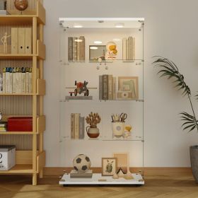 Tempered glass display cabinet,wine cabinet,storage cabinet,file cabinet,with a variety of colors of pat lights,door locks