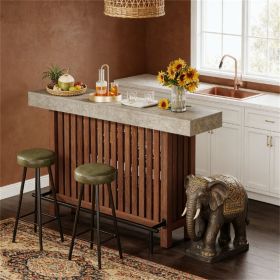 Home bar table, modern bar table, can also be used as a dining table for dining or chatting.