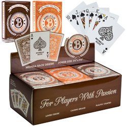 Brybelly Elite Medusa - 12 Decks (Orange/Brown) Wide / Reg.